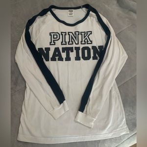 PINK VS long sleeve tee